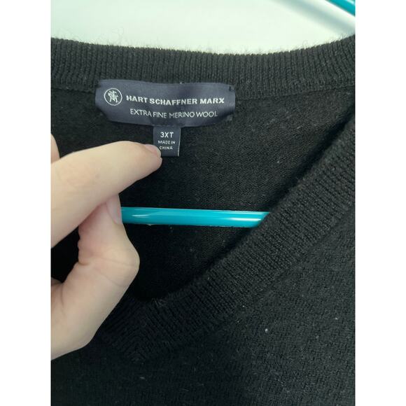 Hart Schaffner Marx Merino Wool Sweater – Size 3XL – Black - Picture 3 of 5
